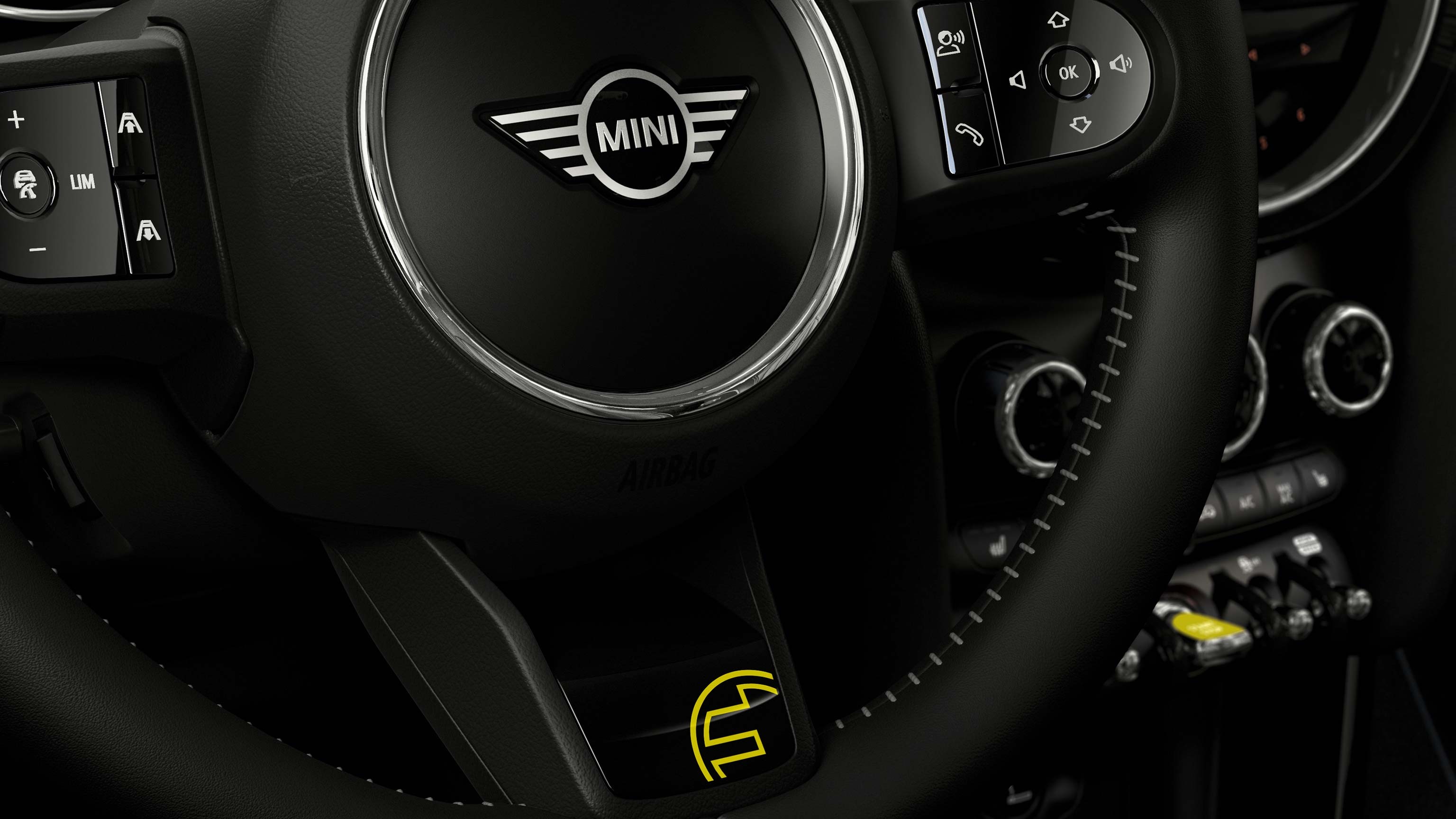 NAPPA LEATHER STEERING WHEEL.